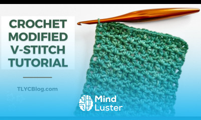 SO EASY AND FAST Crochet Stitch Pattern for Beginners Modified V Stitch for Bags and Blankets