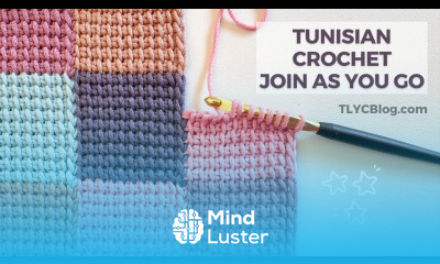 MIND BLOWN Super EASY FAST Tunisian Crochet JAYG with Color Changes Beginner Crochet Tutorial