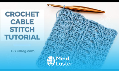SO PRETTY Crochet Cable Stitch Tutorial for Beginners Make BEAUTIFUL Braided Stitches