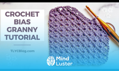 DITCH THE SQUARES How to Crochet Granny Stitch on the Bias TL Yarn Crafts