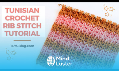 IT LOOKS JUST LIKE KNITTING Tunisian Crochet Rib Stitch aka Saloniki Stitch TUTORIAL 