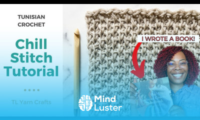 NEW Chill Stitch Tutorial Tunisian Crochet for Beginners AND I WROTE A BOOK TL Yarn Crafts