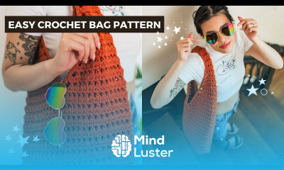 How to Crochet a Bag Step by Step ON THE GO BAG BEGINNER CROCHET TUTORIAL