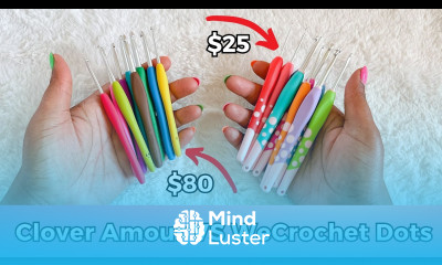 Clover Amour VS WeCrochet Dots Which Crochet Hook Set is the BEST