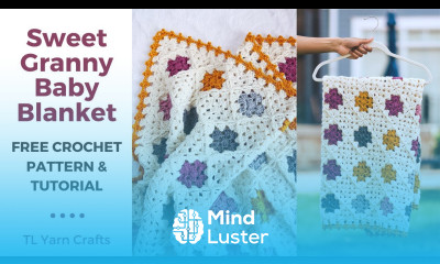 Sweet Granny Baby Blanket FREE CROCHET PATTERN W STEP BY STEP TUTORIAL