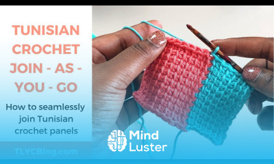 How to Join As You Go in Tunisian Crochet SEAMLESSLY ADD PANELS WITH THESE TIPS