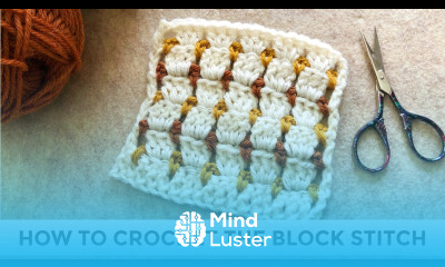 How to Crochet the Block Stitch Crochet Stitch Pattern Tutorial for Beginners