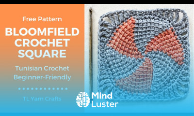 Crochet Bloomfield Square Tutorial FREE CROCHET PATTERN