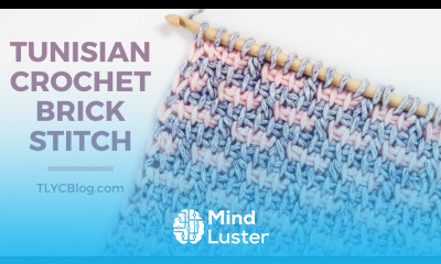 Tunisian Crochet Brick Stitch How To BEGINNER STITCH PATTERN TUTORIAL