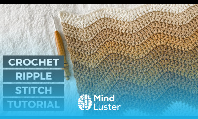 How to Crochet the Ripple Stitch FREE Crochet Blanket Pattern MOCHA RIPPLE AFGHAN