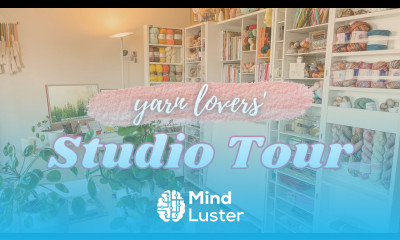 HOME STUDIO TOUR Full Time Designer Art Studio Walkthrough