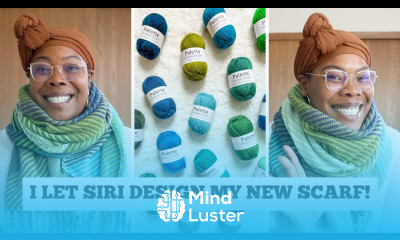 I Let Siri Design My Tunisian Crochet Scarf with Mini Skeins My Anxiety is SPIKING