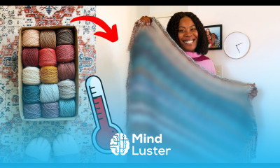 I finally finished my year long crochet project TEMPERATURE BLANKET VLOG