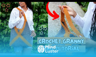 Trendy Granny Square Tote Bag TUTORIAL FREE PATTERN Carter Granny Bag