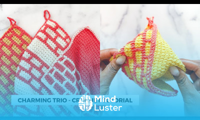 Level Up Your Crochet Skills with the Charming Trio FREE Tunisian Crochet Kitchen Patterns