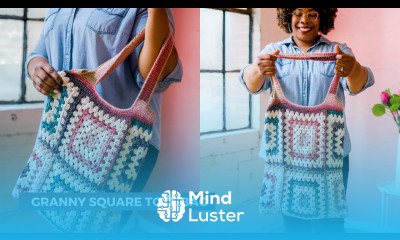 Pro Crocheter Designs Makes a Cute Crochet Tote Bag in 24 Hours Rose City Tote Bag