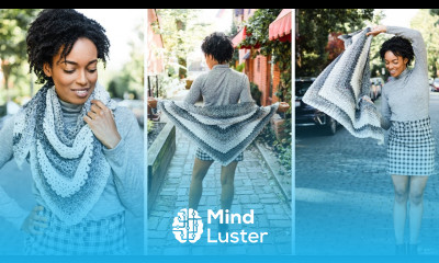 HOW TO CROCHET Beginner Crochet Triangle Scarf Free Pattern Tutorial Video Omar Wrap