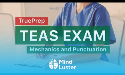 TEAS Practice Test 5 Mechanics and Punctuation TruePrep