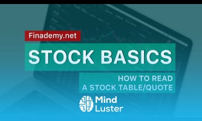How to Read A Stock Table Quote Learn Stock Basics Finademy net