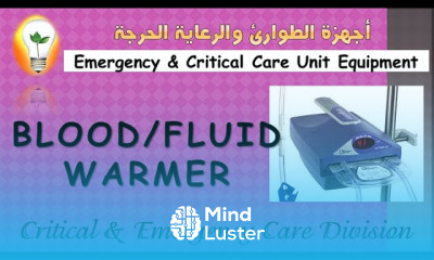 ICU Equipment 2 Blood Fluid Warmer جهاز تدفئة السوائل والدم