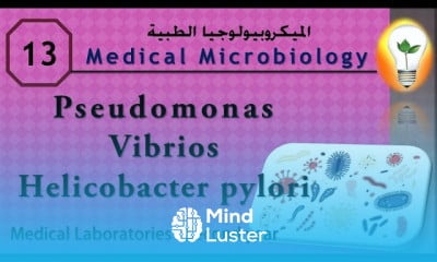Medical Microbiology 13 ch9 Pseudomonas – ch10 Vibrios – ch11 Helicobacter pylori