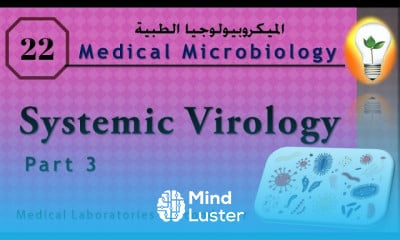Medical Microbiology 22 ch 15 Systemic Virology part 3 علم الفيروسات الطبية ج3
