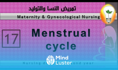 Maternity Nursing 17 Menstrual cycle الدورة الشهرية