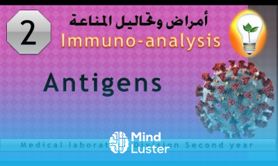 immuno analysis 2 Antigens المستضدات – الأجسام المضادة