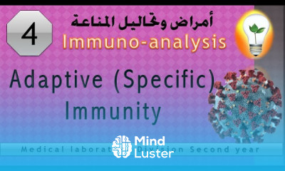 immuno analysis 4 Adaptive Specific Immunity المناعة النوعية