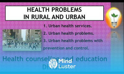 Health Problems in Rural ch7 Urban Health Contextالخدمات الصحية والمشكلات في الحضر