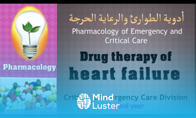 Pharmacology –lecture 5 Drug therapy of heart failure أدوية النوبة القلبية – السكتة القلبية