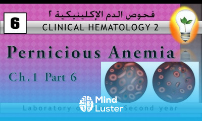 Clinical Hematology 6 Pernicious Anemia فقر الدم الخبيث