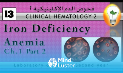 Clinical Hematology 13 Iron Deficiency Anemia أنيميا نقص الحديد