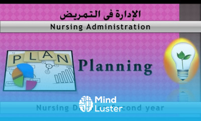 Nursing Administration 2 Planning التخطيط