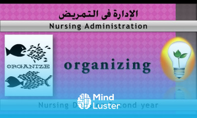 Nursing Administration 4 organizing التنظيم