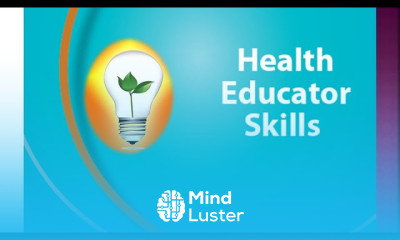 health educator skills Chapter 4 Conducting Role Plays for Counseling إجراء أدوار المشورة