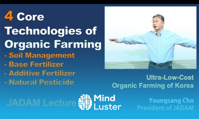 JADAM Lecture Part 4 Four Core Technologies of Organic Farming