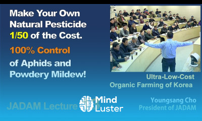 JADAM Lecture Part 13 Make Your Homemade Pesticide 1 50 of the Cost Homemade pesticide