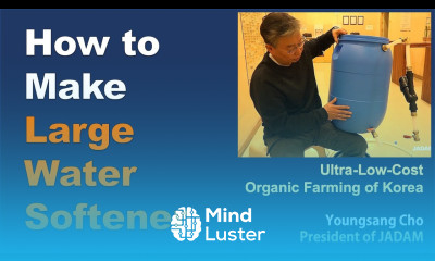 How to Make Water Softener JADAM Organic Farming