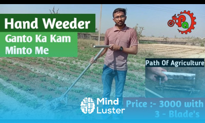 Manual Hand Weeder Grass Remover Hand Weeder In 3000 Rs With 3 Blades Easy To Remove Weed