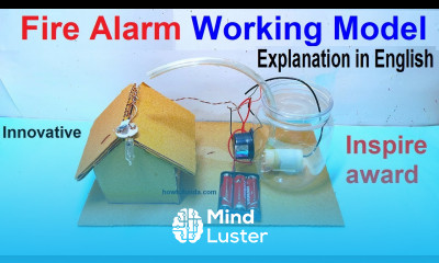 fire alarm detector and extinguisher working model explanation in english howtofunda