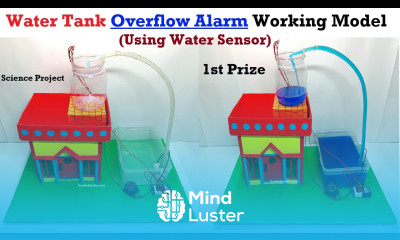 water tank overflow alarm working model for science exhibition using water sensor howtofunda