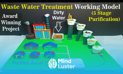 Eco Friendly DIY Project Waste Water Treatment Filter Working Model HowToFunda