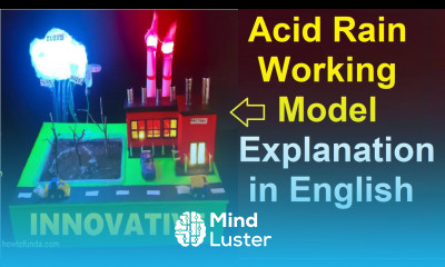 acid rain working model explanation in english for science exhibition in simple way howtofunda
