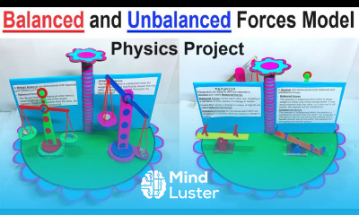 balanced and unbalanced forces model making physics project diy howtofunda