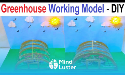 greenhouse working model 3d science project diy howtofunda agriculture farming model