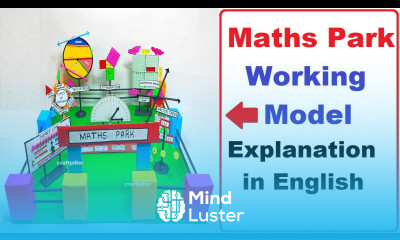 maths park working model explanation in english maths tlm maths project diy craftpiller 3d