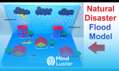 natural disaster flood model science project for school science exhibition simple howtofunda