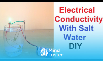 electrical conductivity with salt water working model school science exhibition project