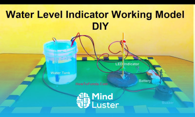 water level indicator working model for science exhibition project DIY howtofunda inspire